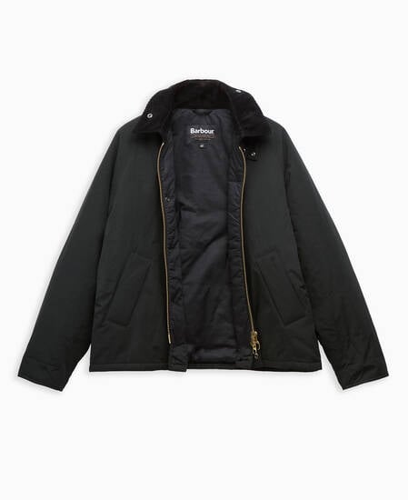 Oversized Padded Transport Jacket Black