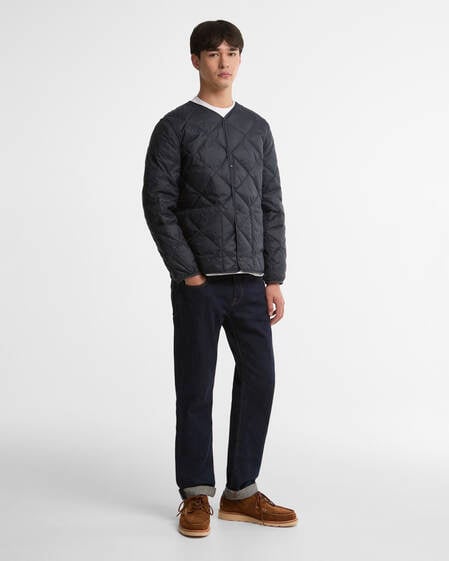 Lightweight Down Reversible Puffer Liner Dark Navy