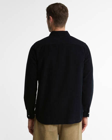 Cord Authentic-Fit Long-Sleeved Shirt Dark Navy