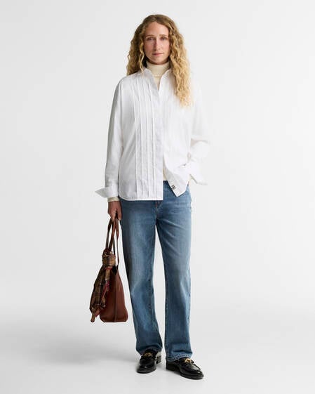 Barbour Bluse Adalyn Relaxed Fit White