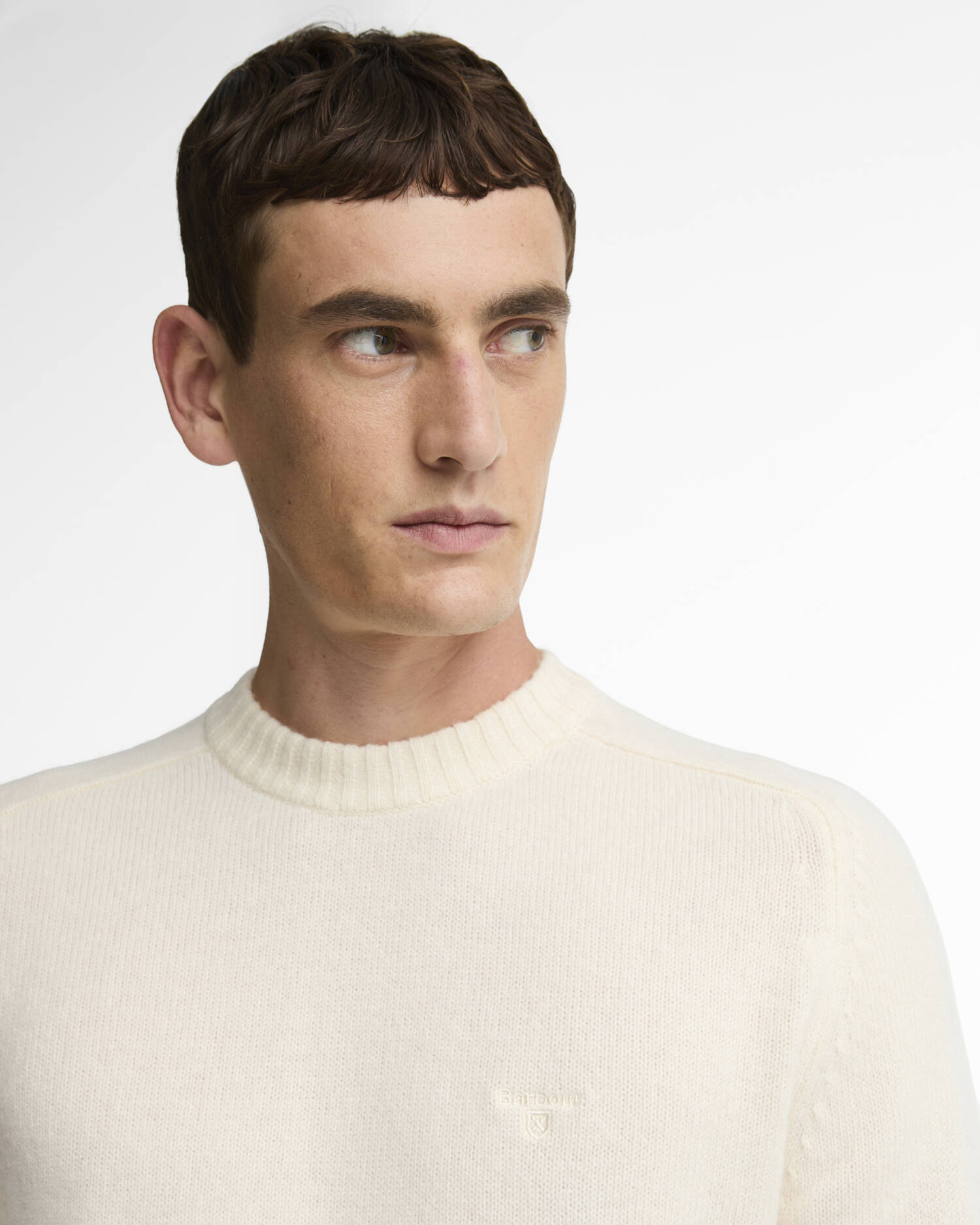 Newtown Crew Neck Jumper Antique White image number 3