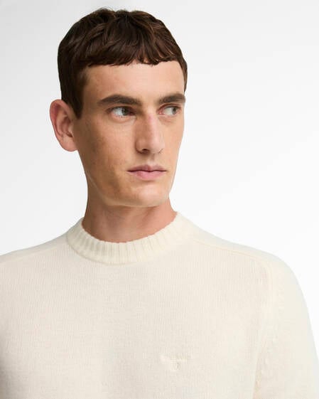 Newtown Crew Neck Jumper Antique White