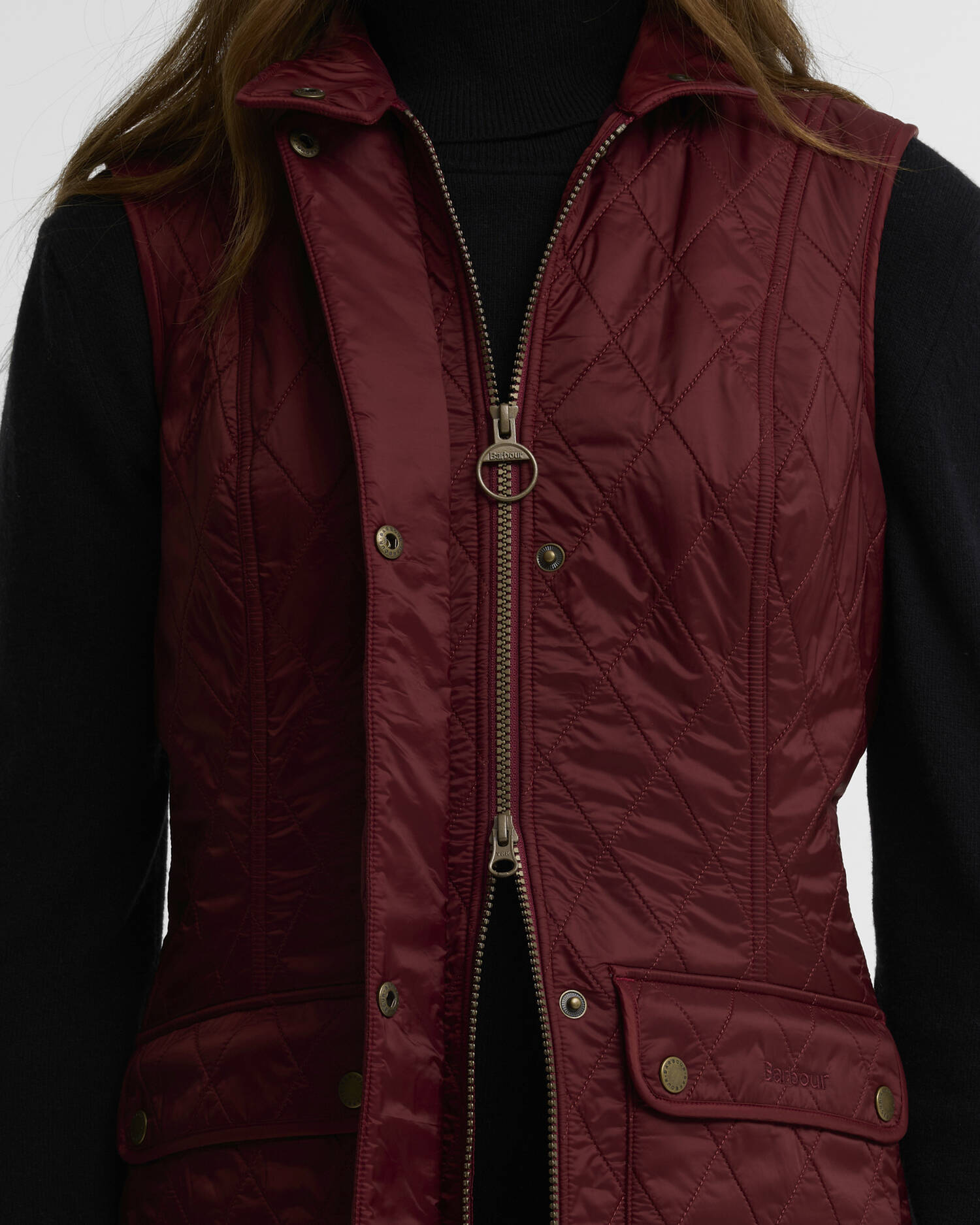 Wray Gilet Cranberry Red image number 3