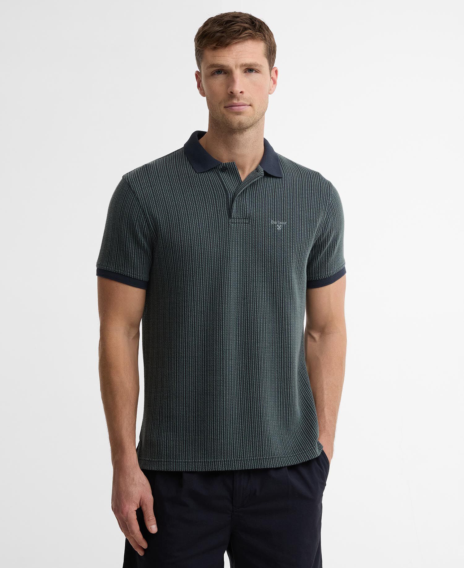 Harworth Tailored Polo Shirt Dark Navy