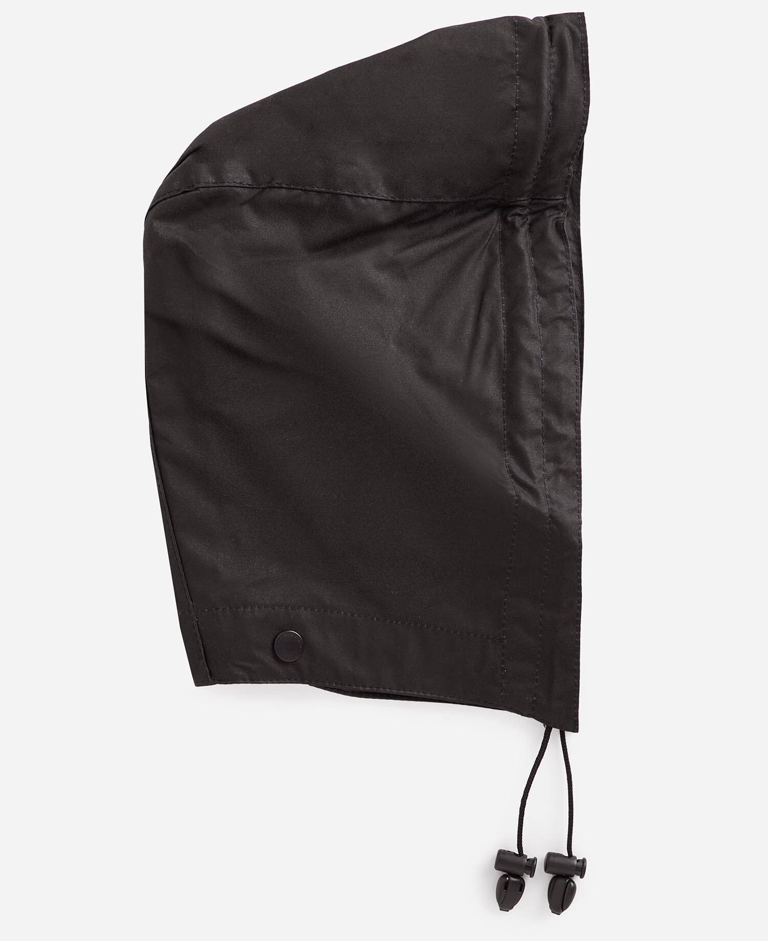 Lightweight Waxed Hood Classic Black image number 0