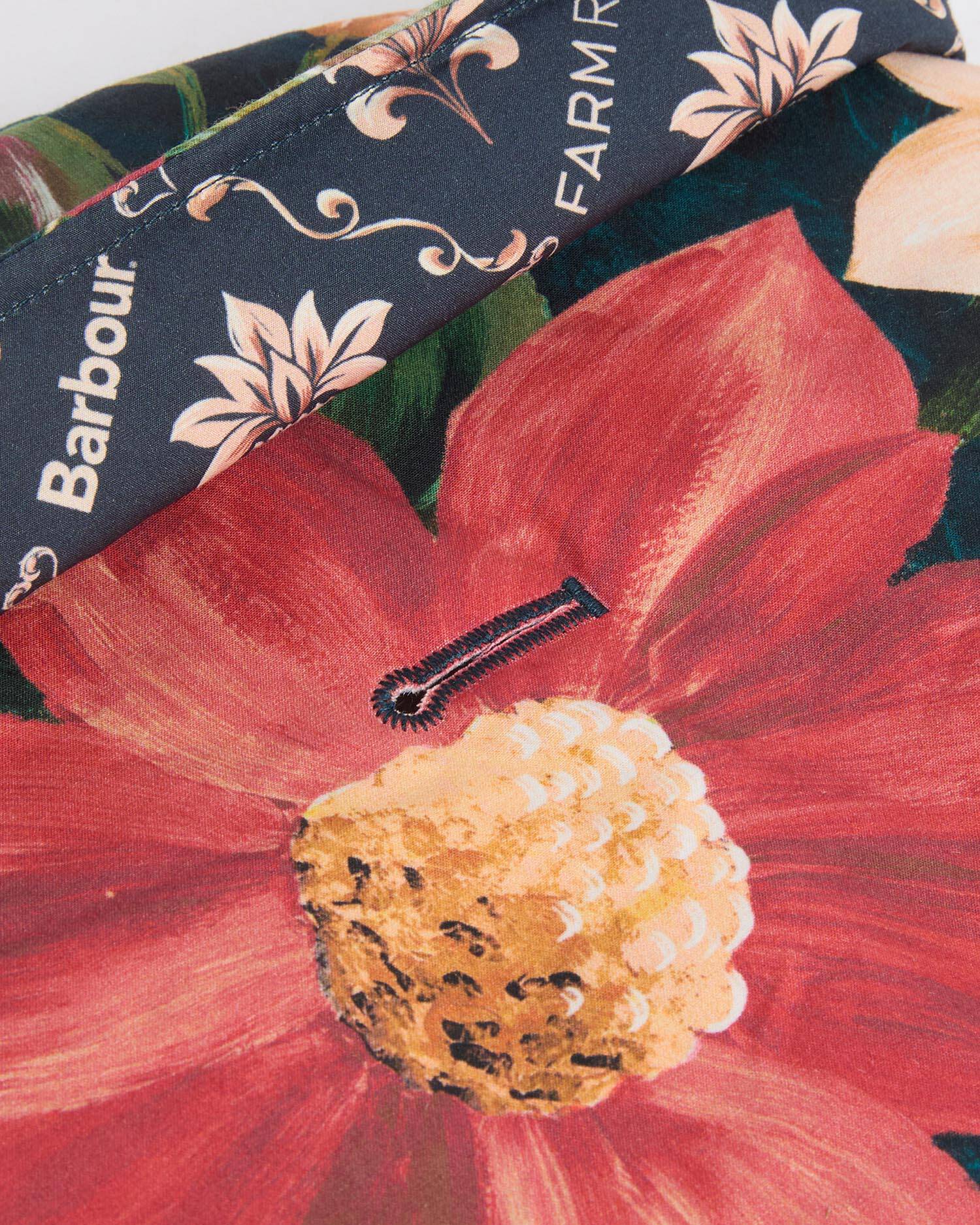 Barbour FARM Rio Wild Flower Dog Coat Navy Wildflower image number 2
