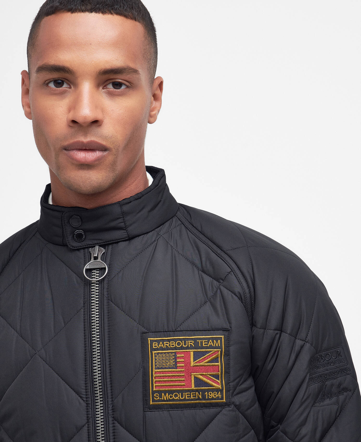 Merchant Quilted Jacket Classic Black image number 3