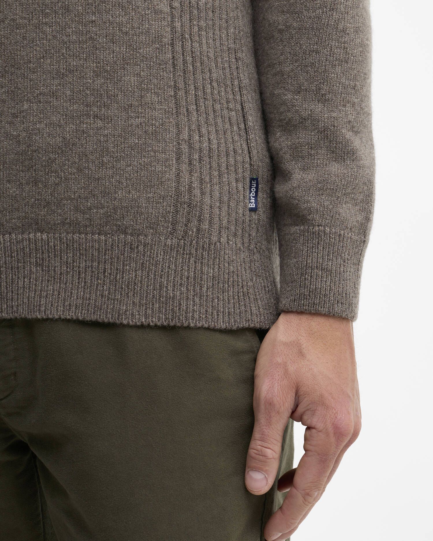 Maglione con zip Patch image number 4