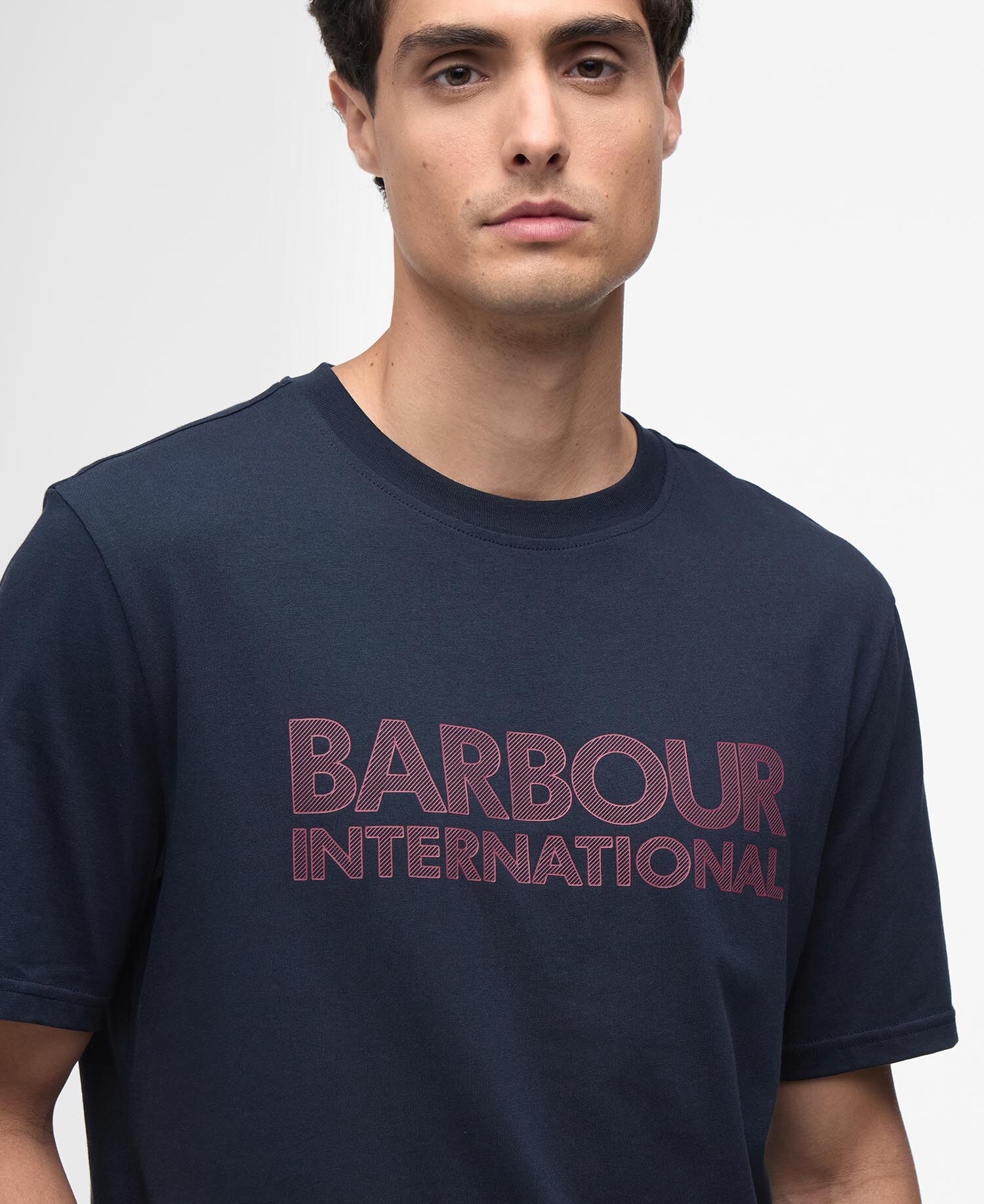 T-shirt con stampa Essential Navy