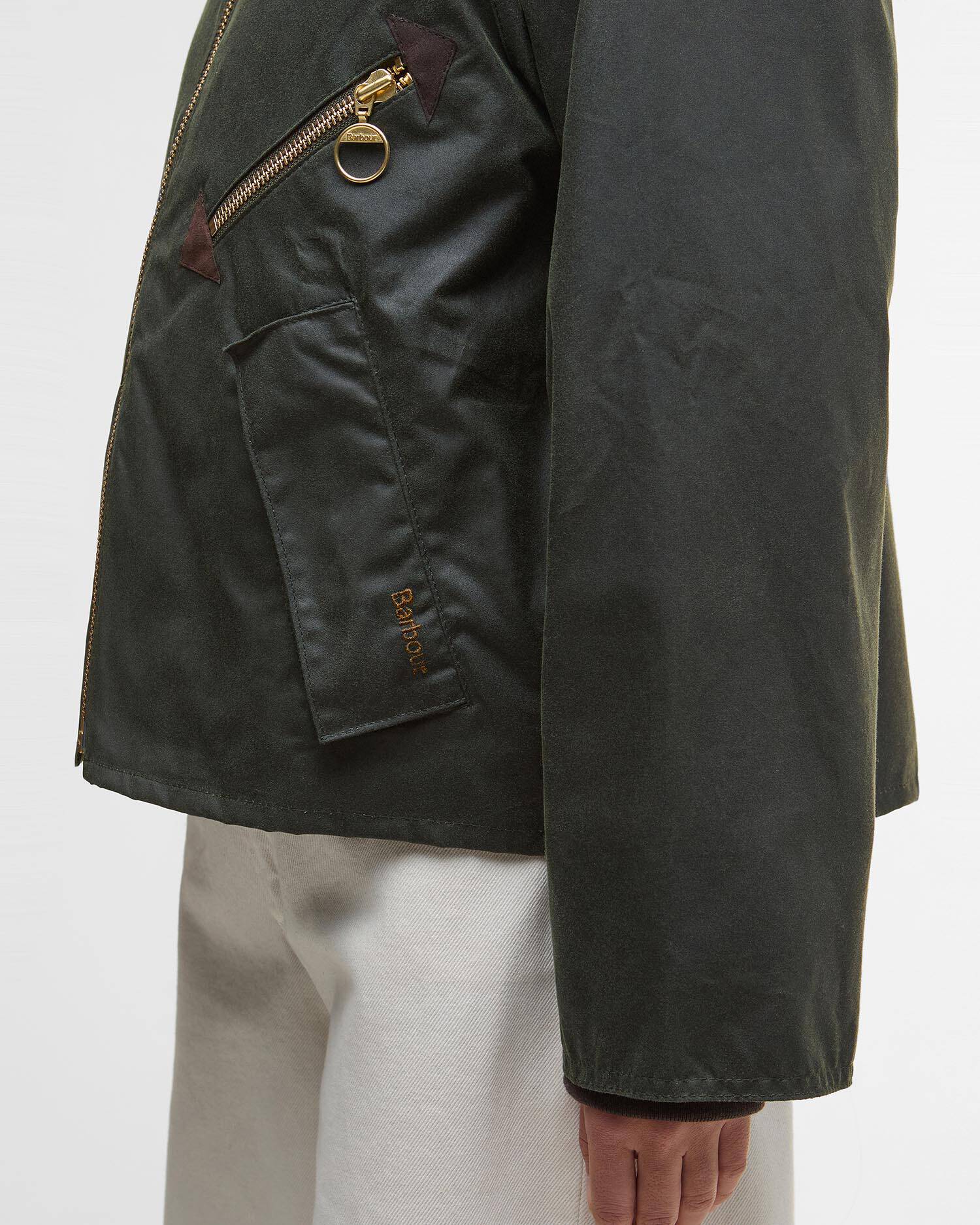 Arlene Waxed Jacket Fern/Ancient Tartan image number 4