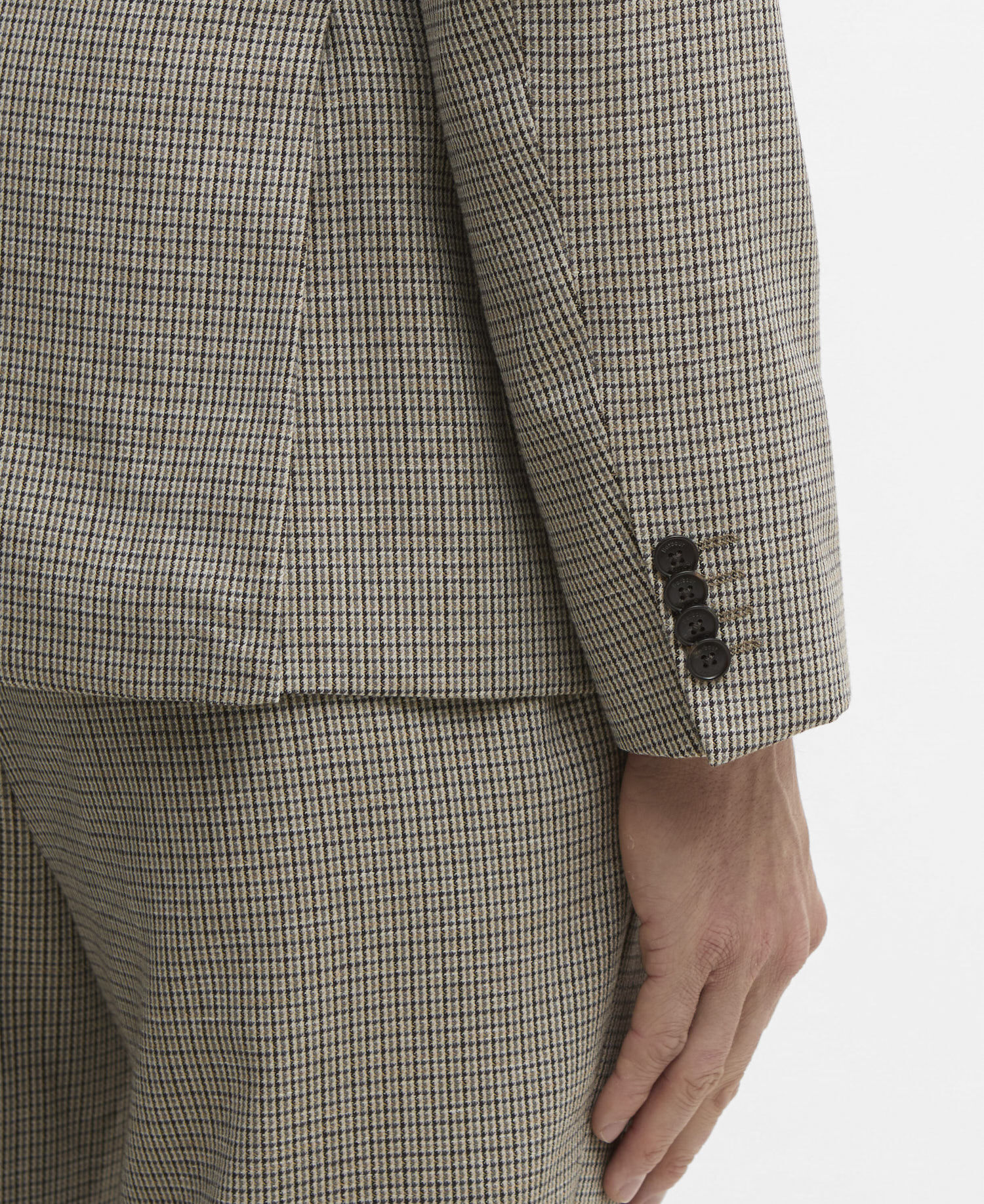 Blazer Forstone con motivo pied-de-poule Stone