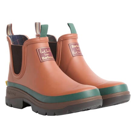 Paul Smith Loves Barbour Women's Chelsea Wellingtons Russet