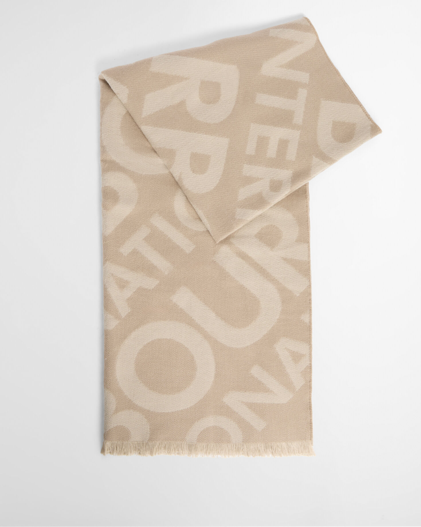 Pendle Beanie & Kenna Scarf Gift Set Moonbeam/Camel