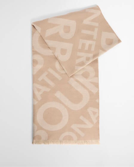 Pendle Beanie & Kenna Scarf Gift Set Moonbeam/Camel