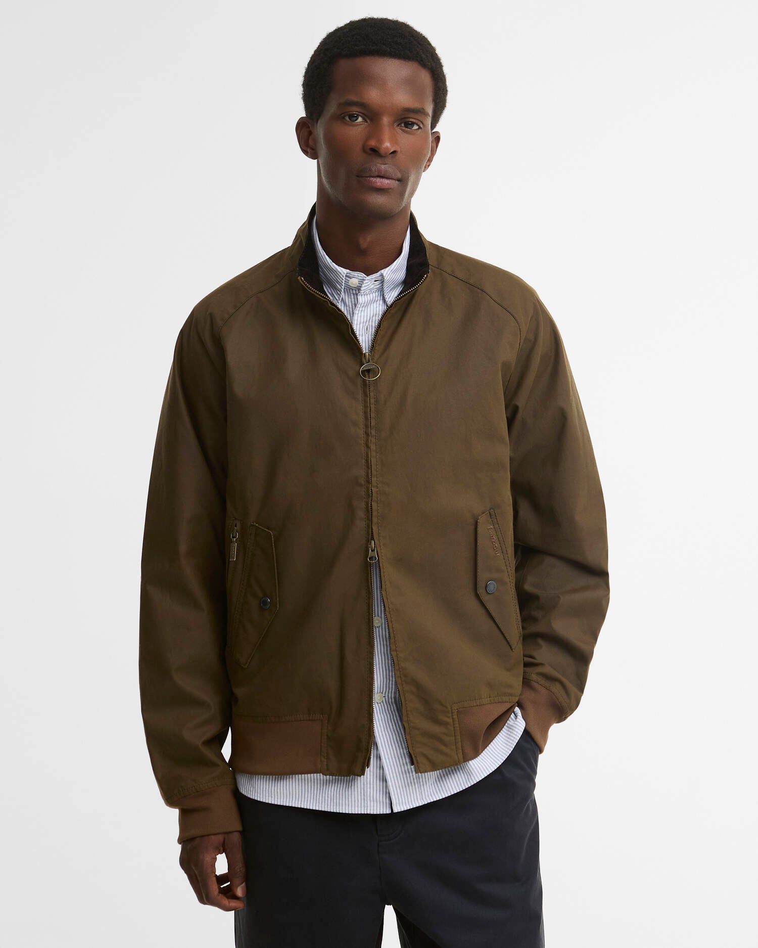 Chelsea Blouson Waxed Jacket Brown image number 0