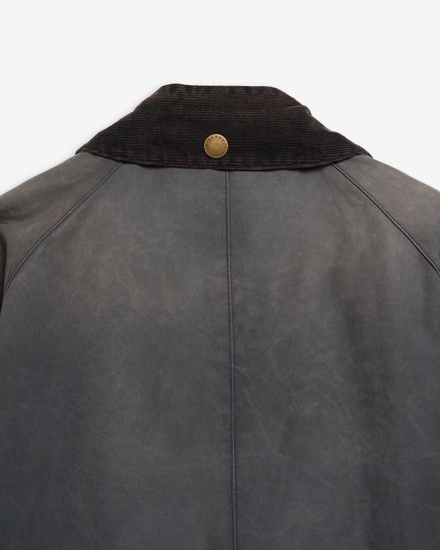 Barbour Re-loved Men's Ashby Waxed Jacket - Size M Navy