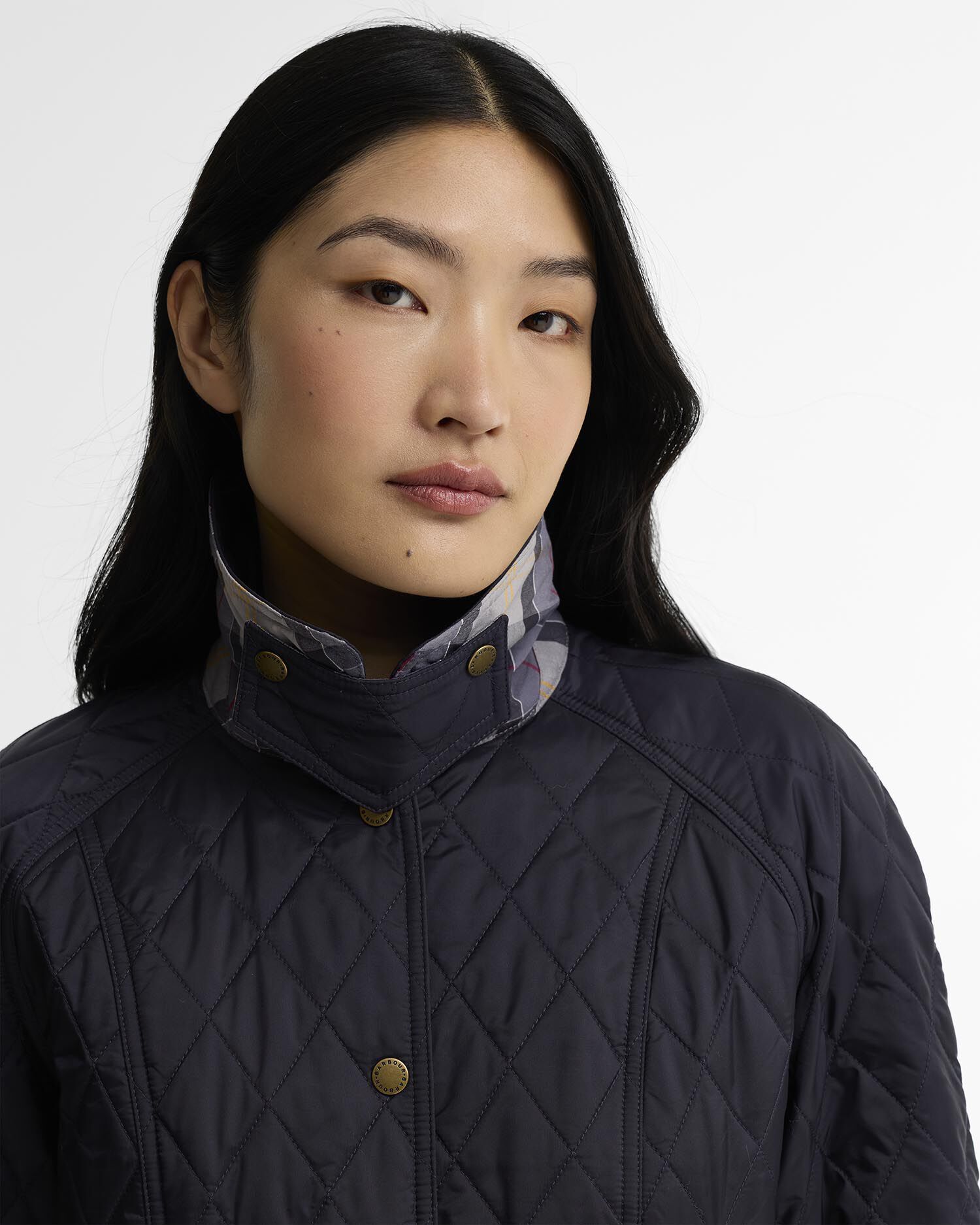 Summer Beadnell Quilted Jacket Classic Navy
