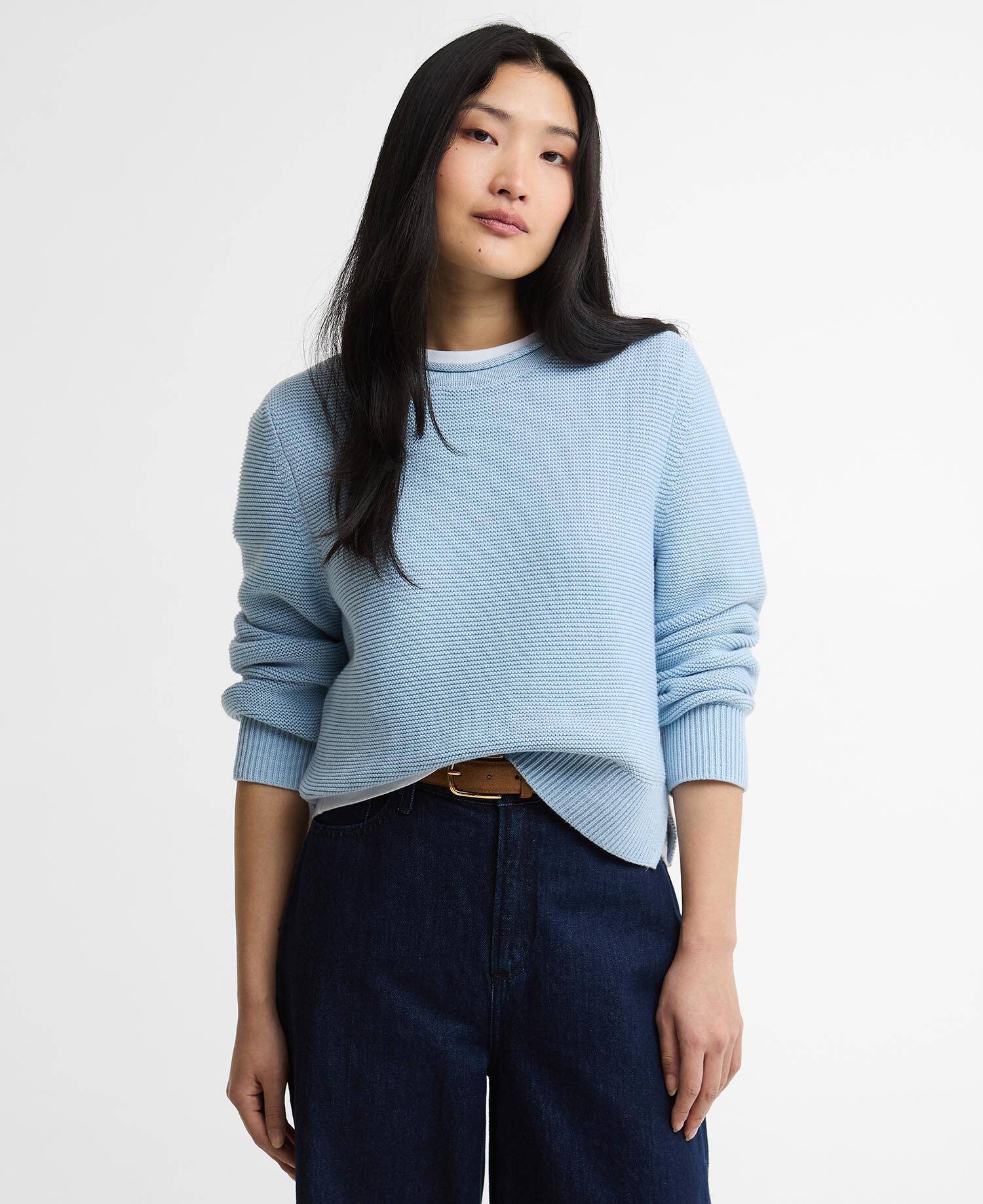 Fawley Crew Neck Jumper Celestial Blue image number 0
