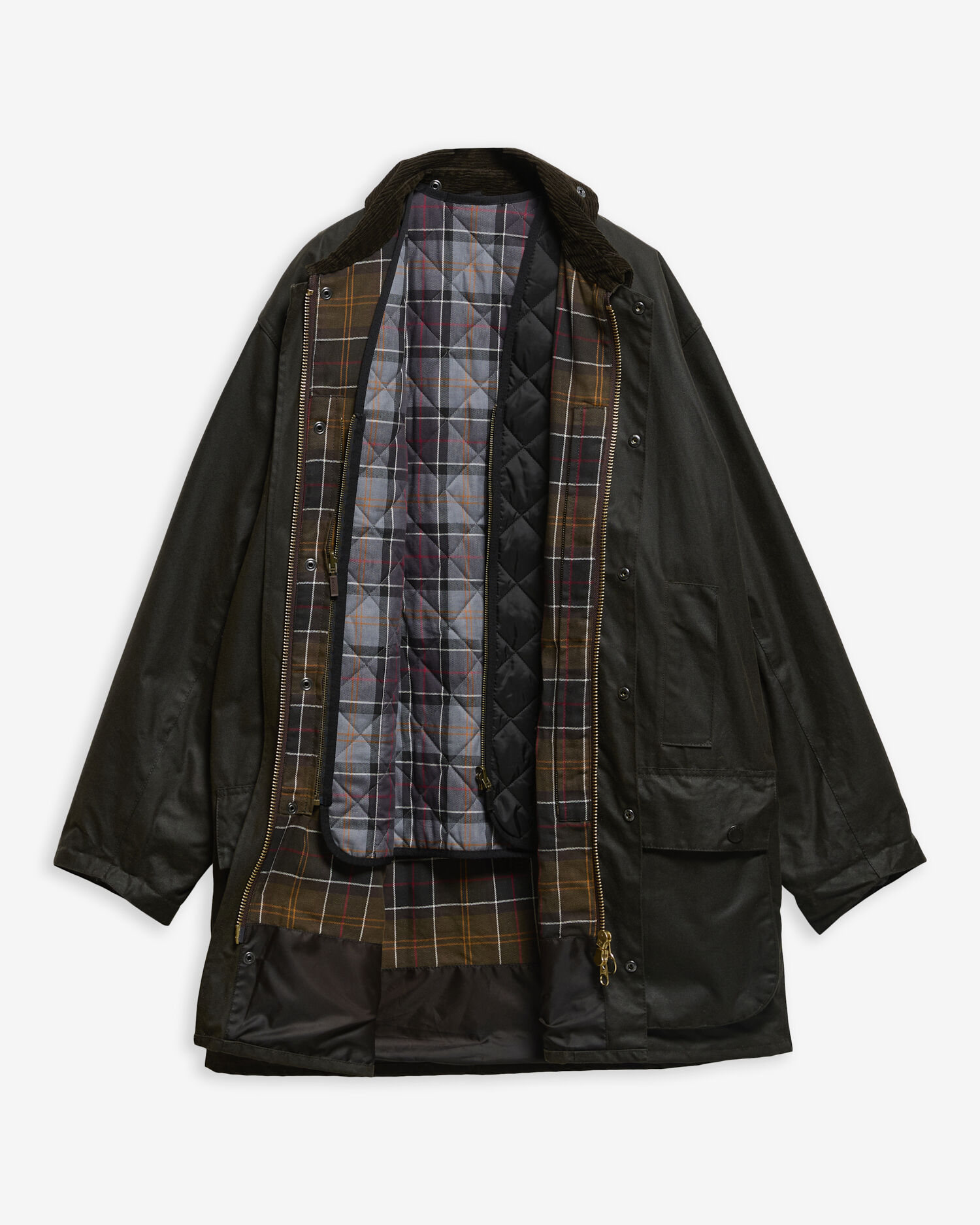 Gilet trapuntato/fodera con zip