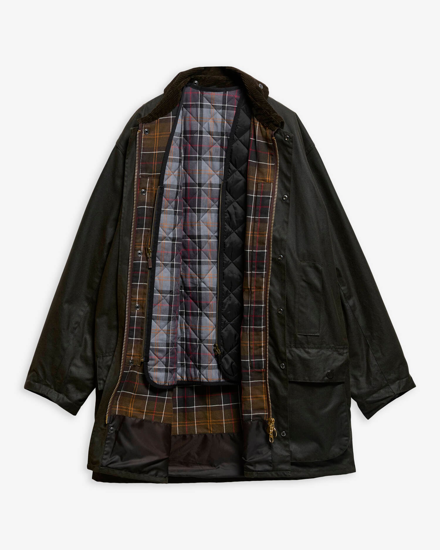 Gilet trapuntato/fodera con zip image number 5