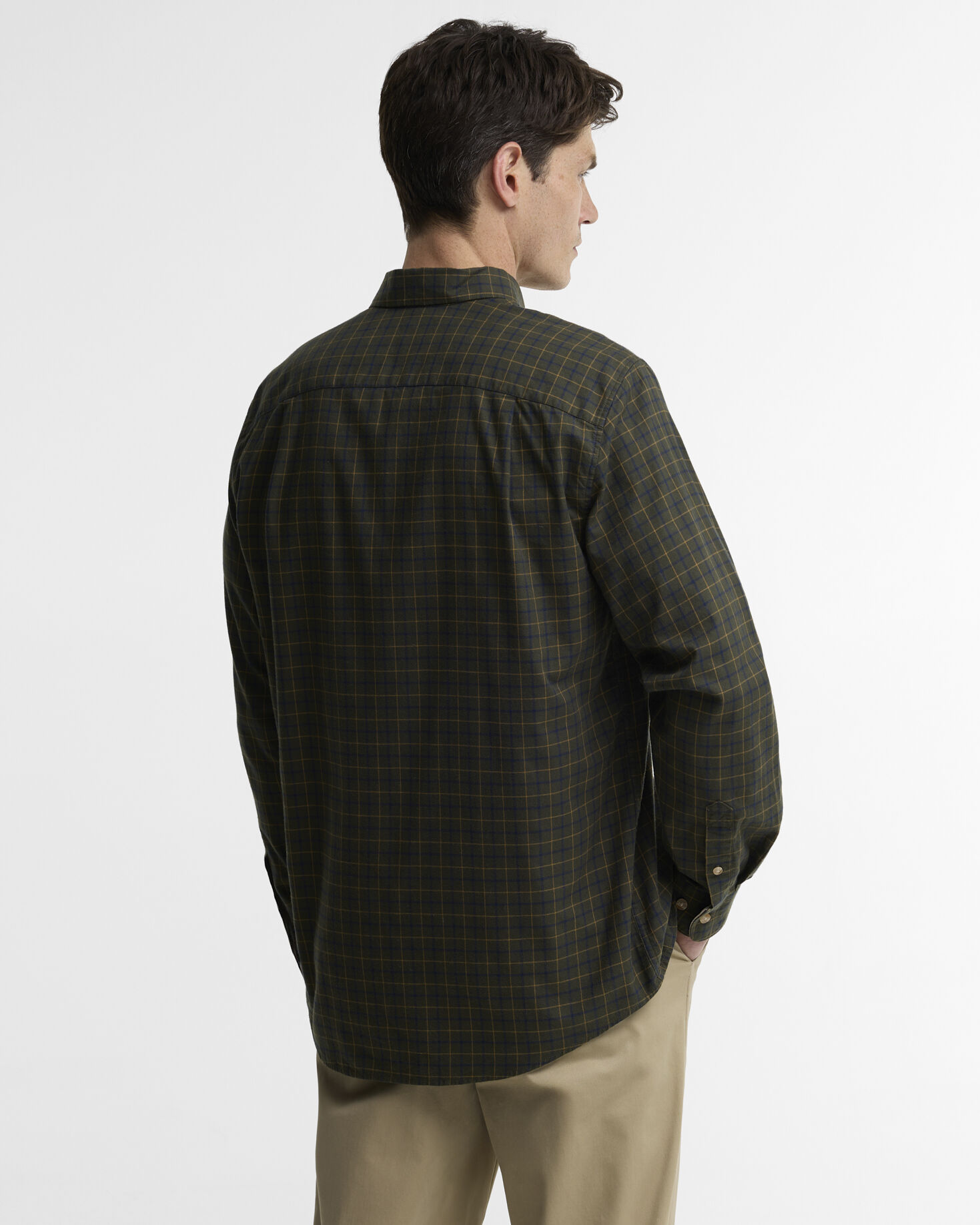 Bank Regular Long-Sleeved Shirt Olive