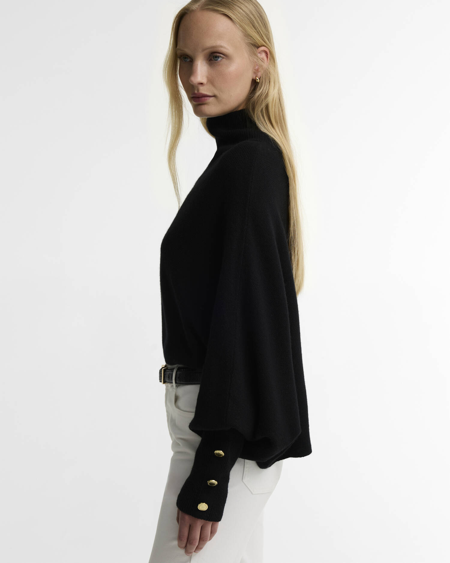 Lilah Wool-Blend Jumper Black image number 3