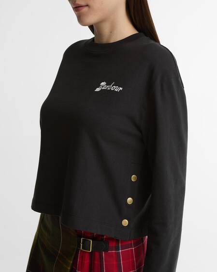 Pauline Long-Sleeved T-Shirt Black