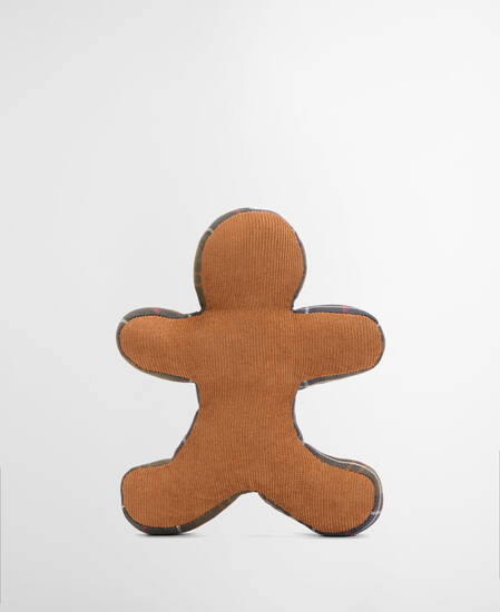 Christmas Gingerbread Dog Toy Brown