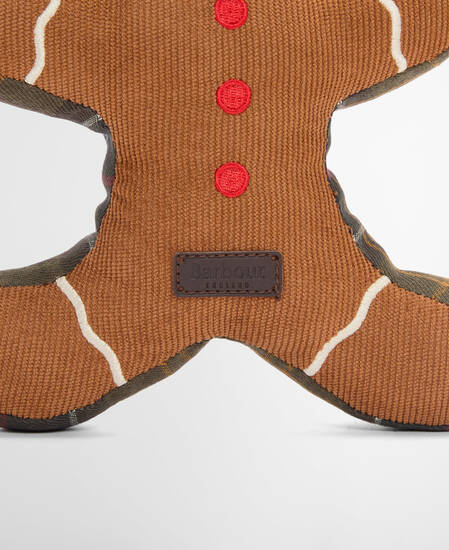Christmas Gingerbread Dog Toy Brown