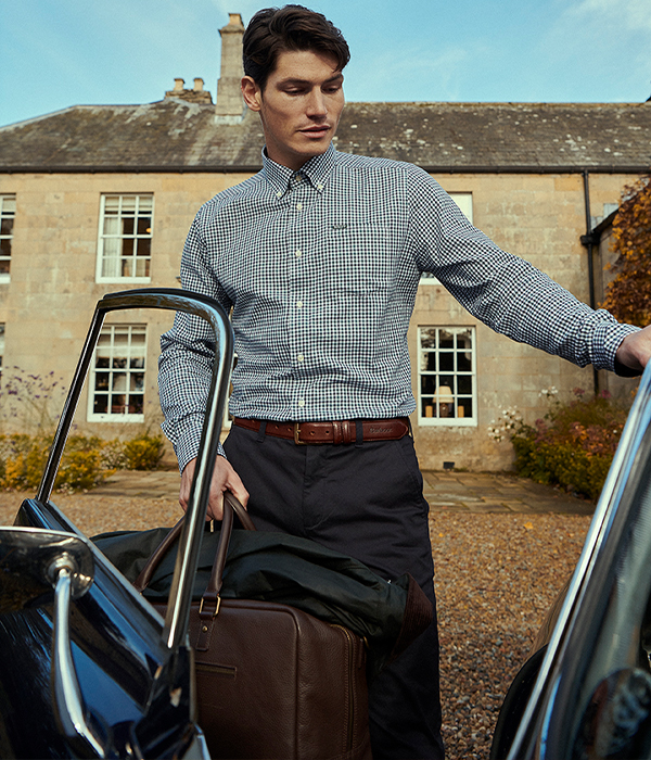 Background image for Men's Collection Barbour Shirt Department