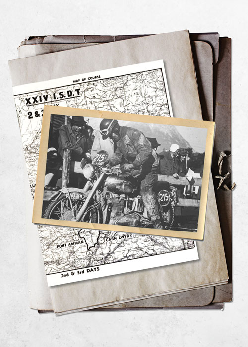 Henry Crew Motorcycle Maintenance Barbour International Archive Image