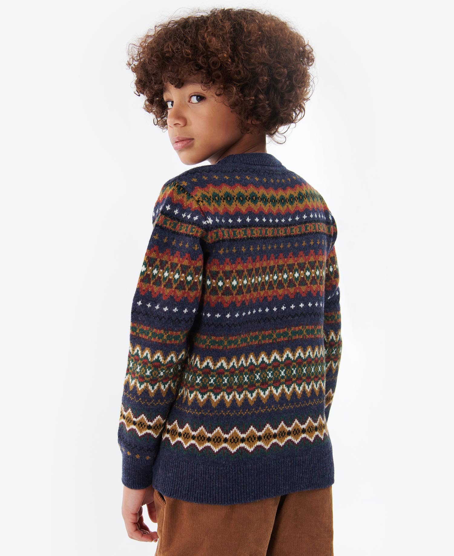 Barbour Boys Case Fair Isle Crew