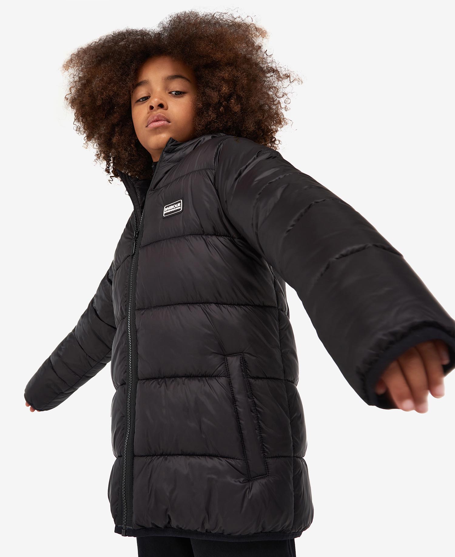 Shop the B.Intl Boys Bobber Quilted Jacket today. Barbour