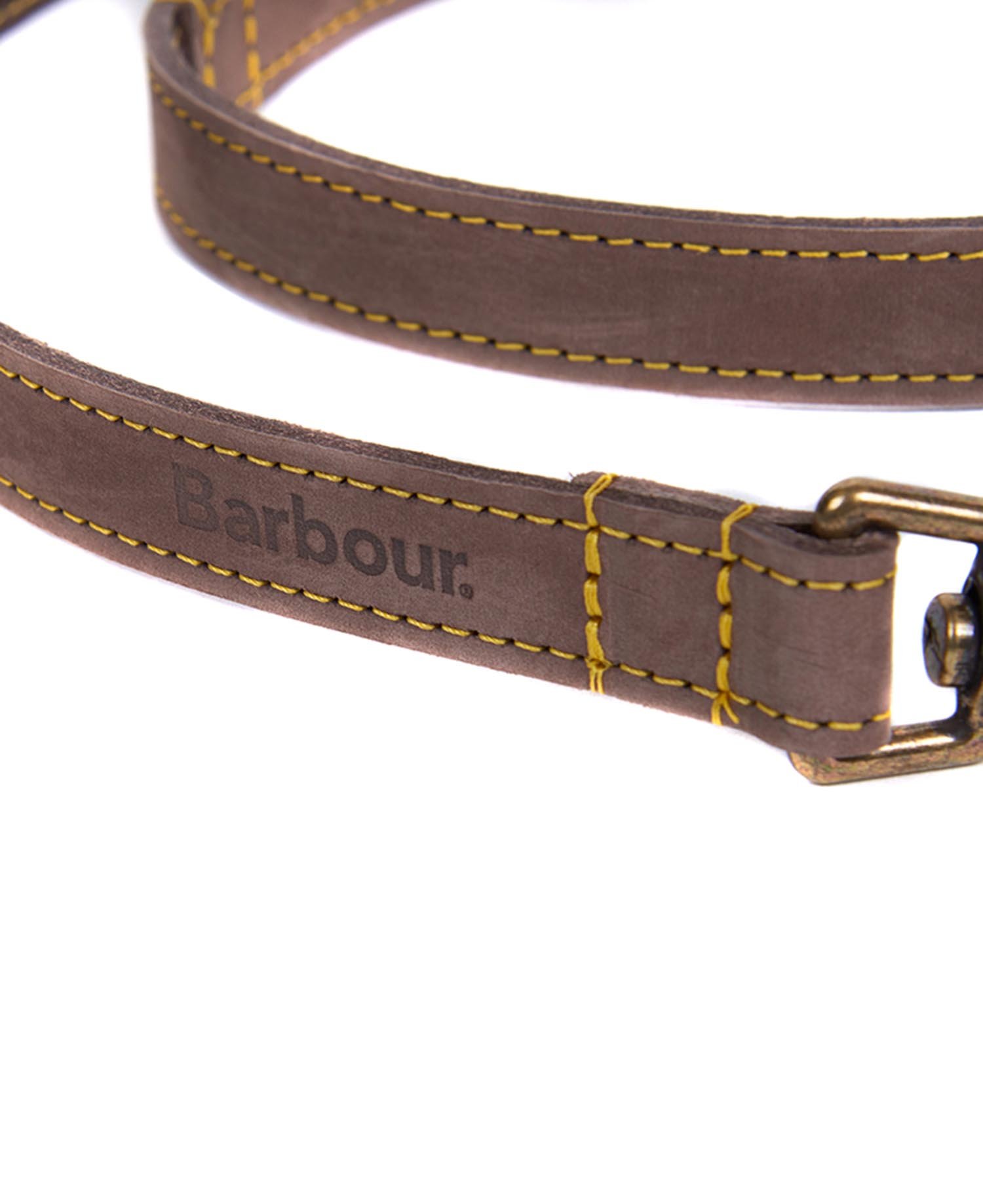 Barbour leather dog collar cheap
