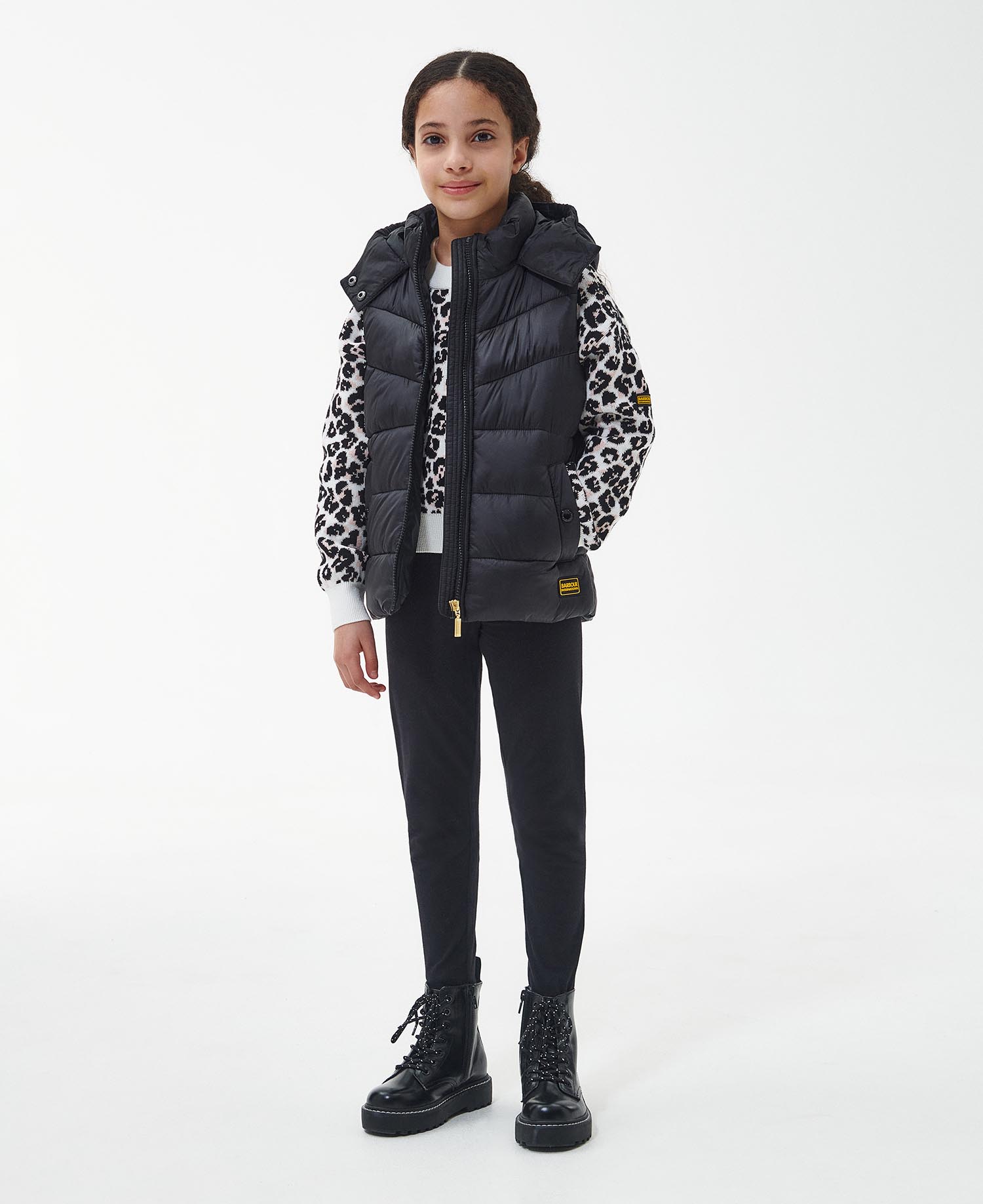 Shop the B.Intl Girls Toronto Gilet in Black today. Barbour