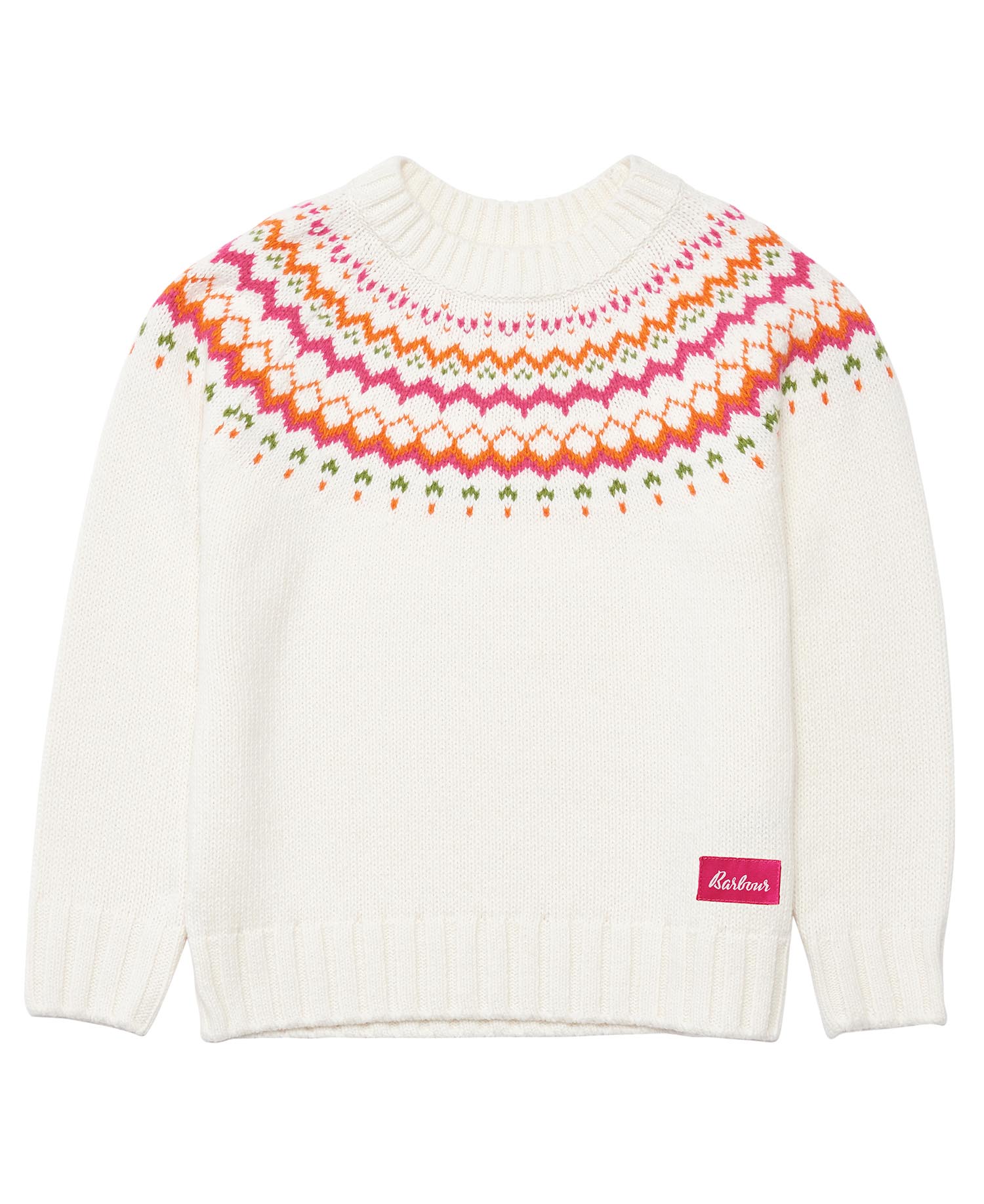 Barbour white jumper sales