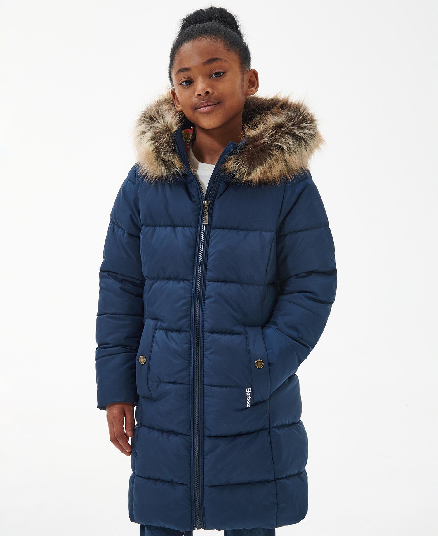 Girls barbour deals coat