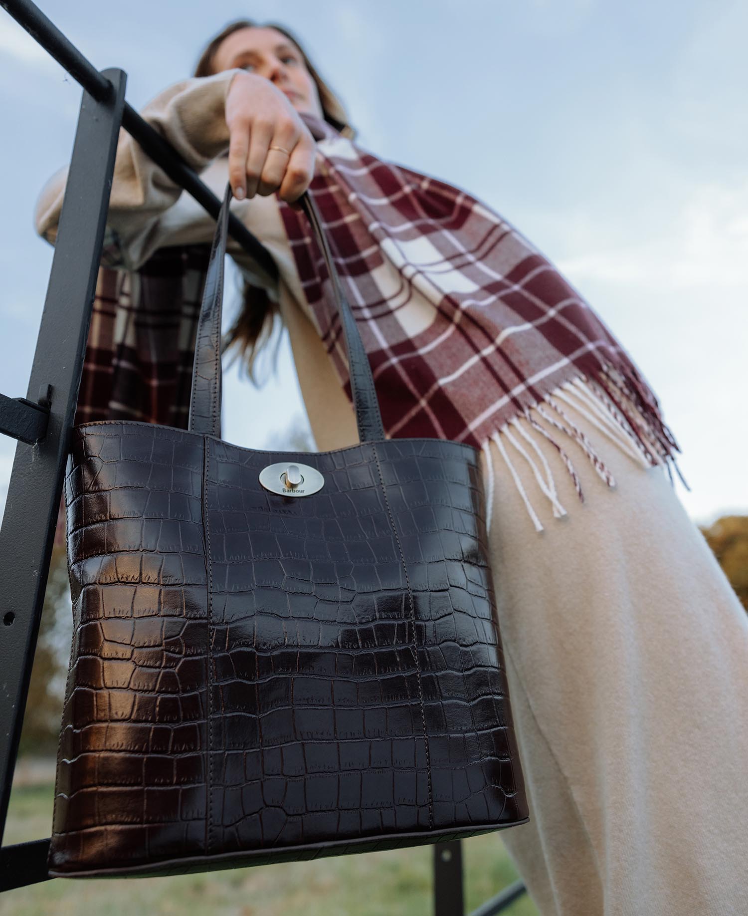 Barbour unstyled morris bag