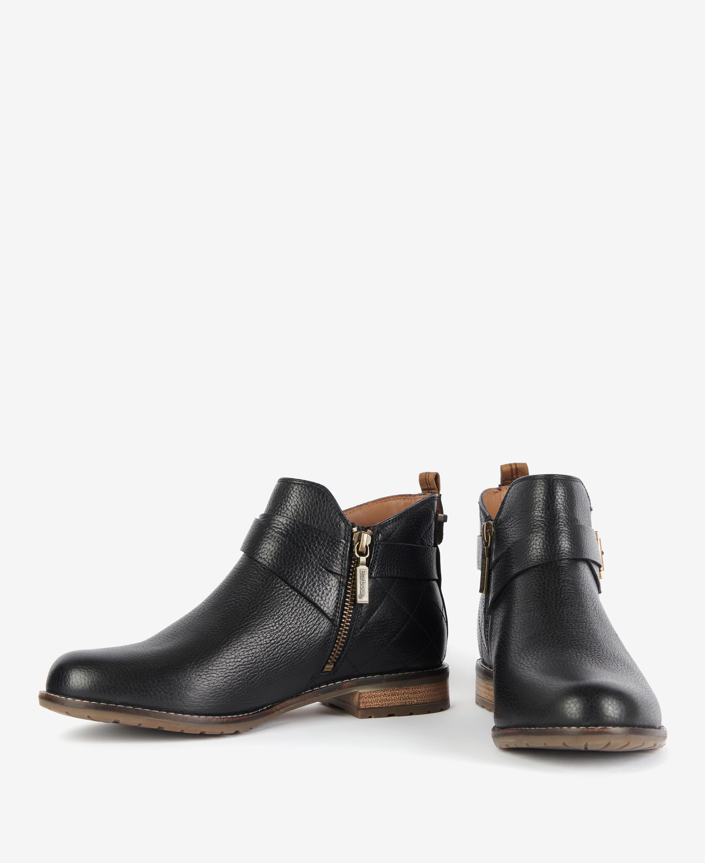 Barbour black sales ankle boots