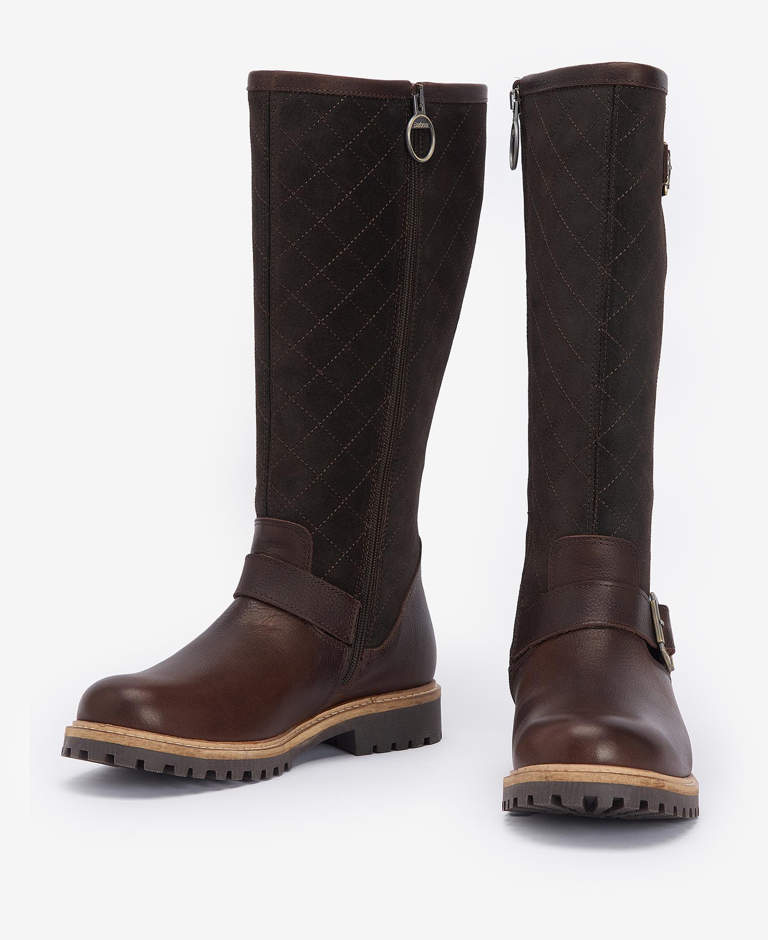 Barbour ladies knee high boots deals