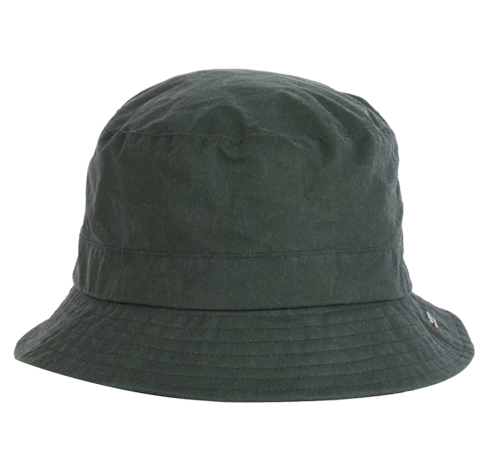 barbour waxed cotton hat