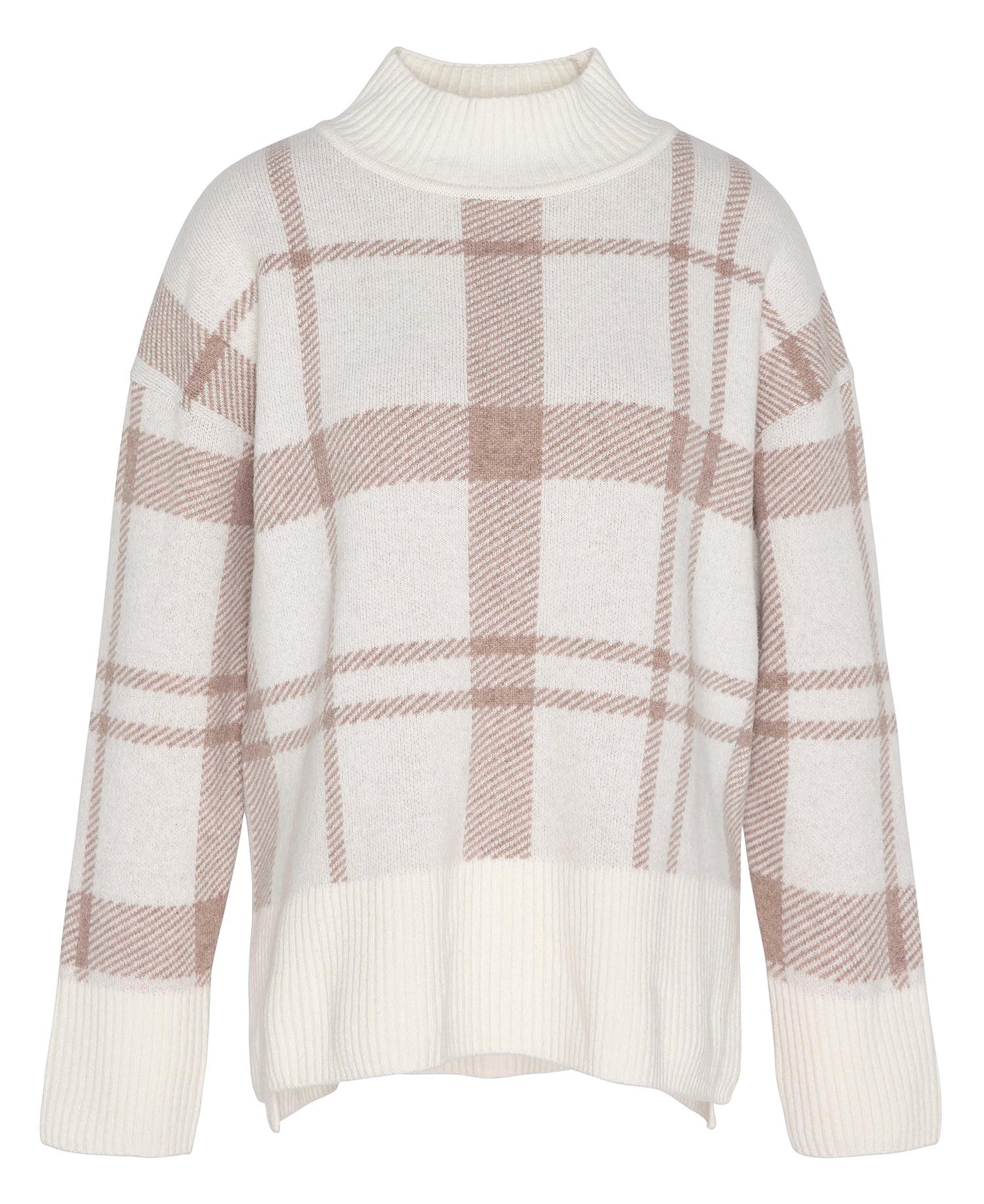 Barbour tartan jumper outlet