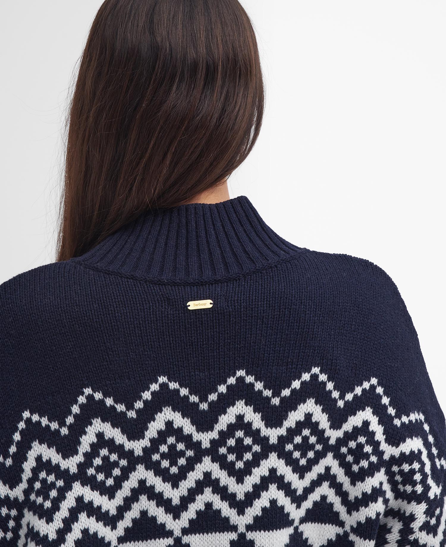 Shop the Barbour Gwyn Fair Isle Jumper in White today. Barbour