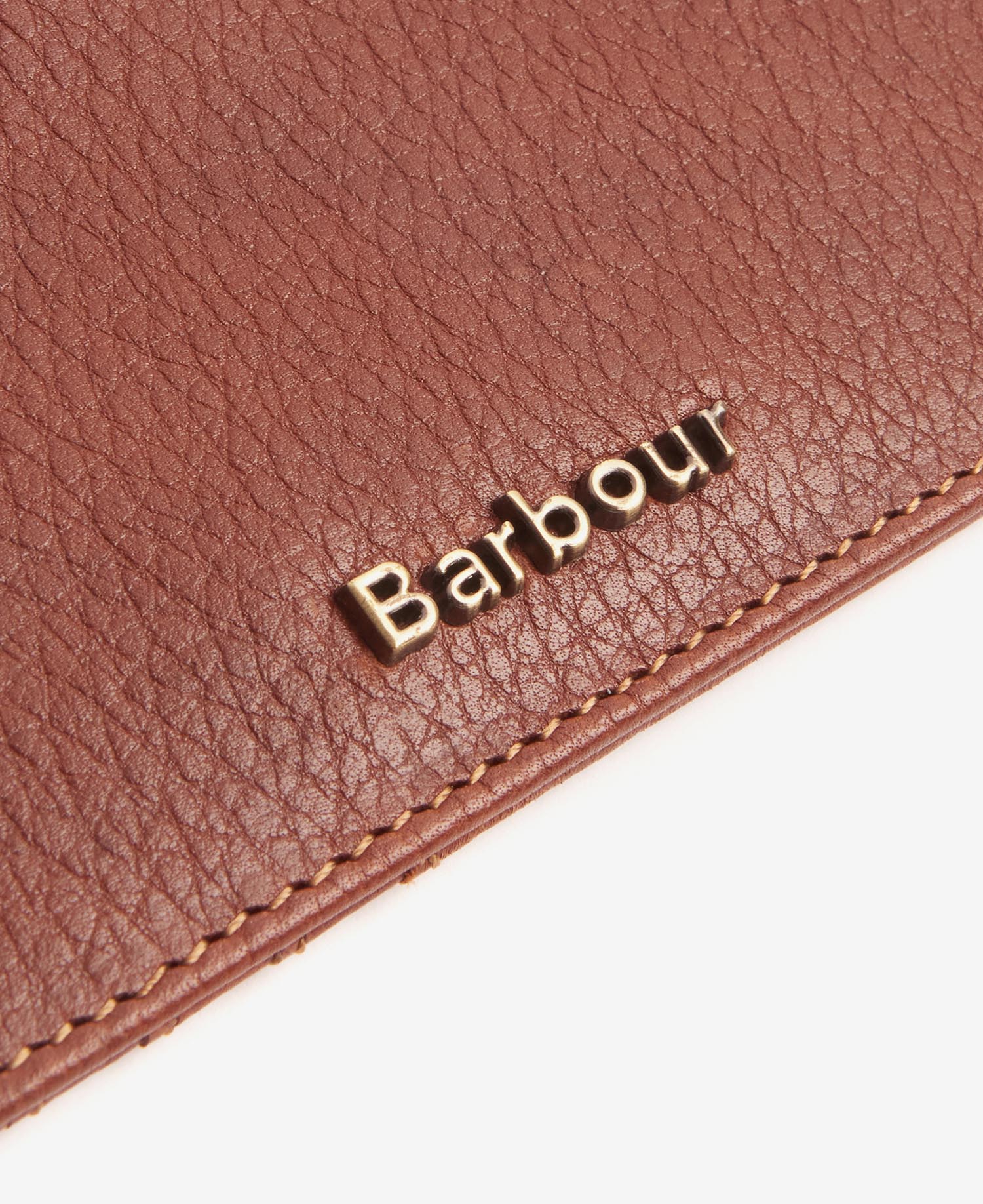 Barbour leather card holder store