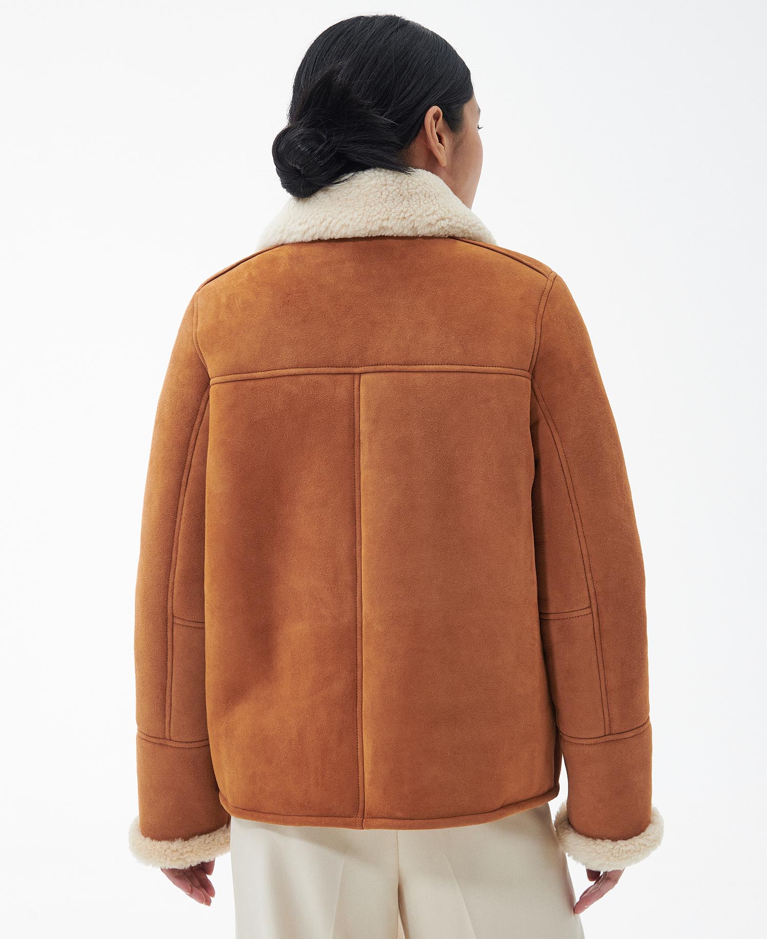 Barbour sheepskin jacket online