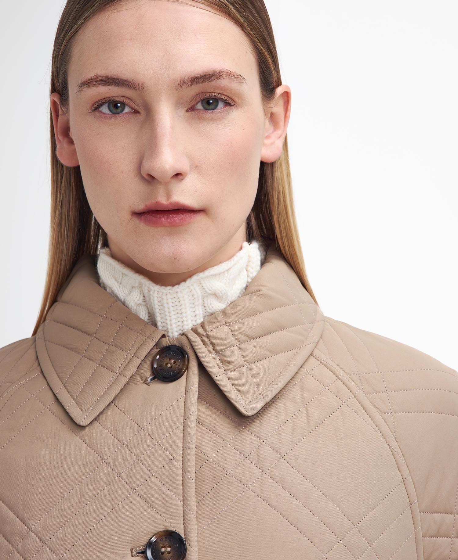 Quilted trench on sale