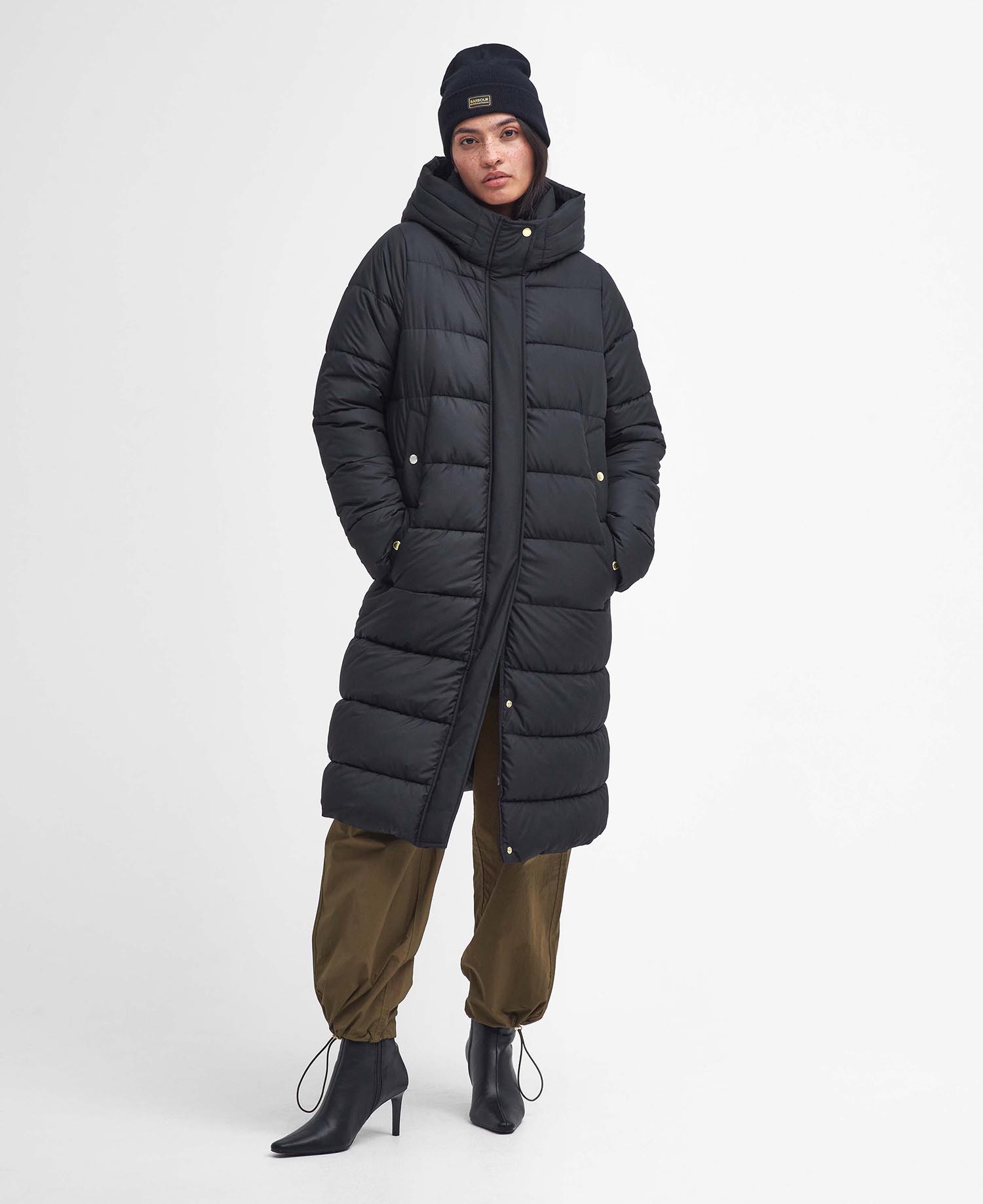 Shop the B.Intl Barron Longline Puffer Jacket in Black today. Barbour