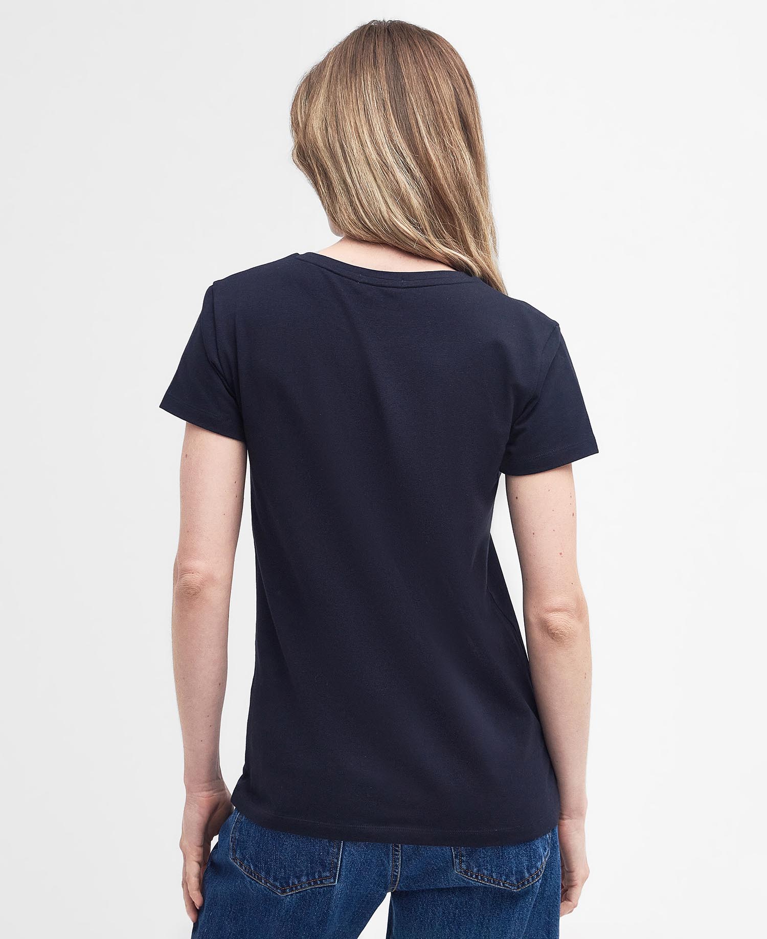 Barbour t shirt womens Blue outlet