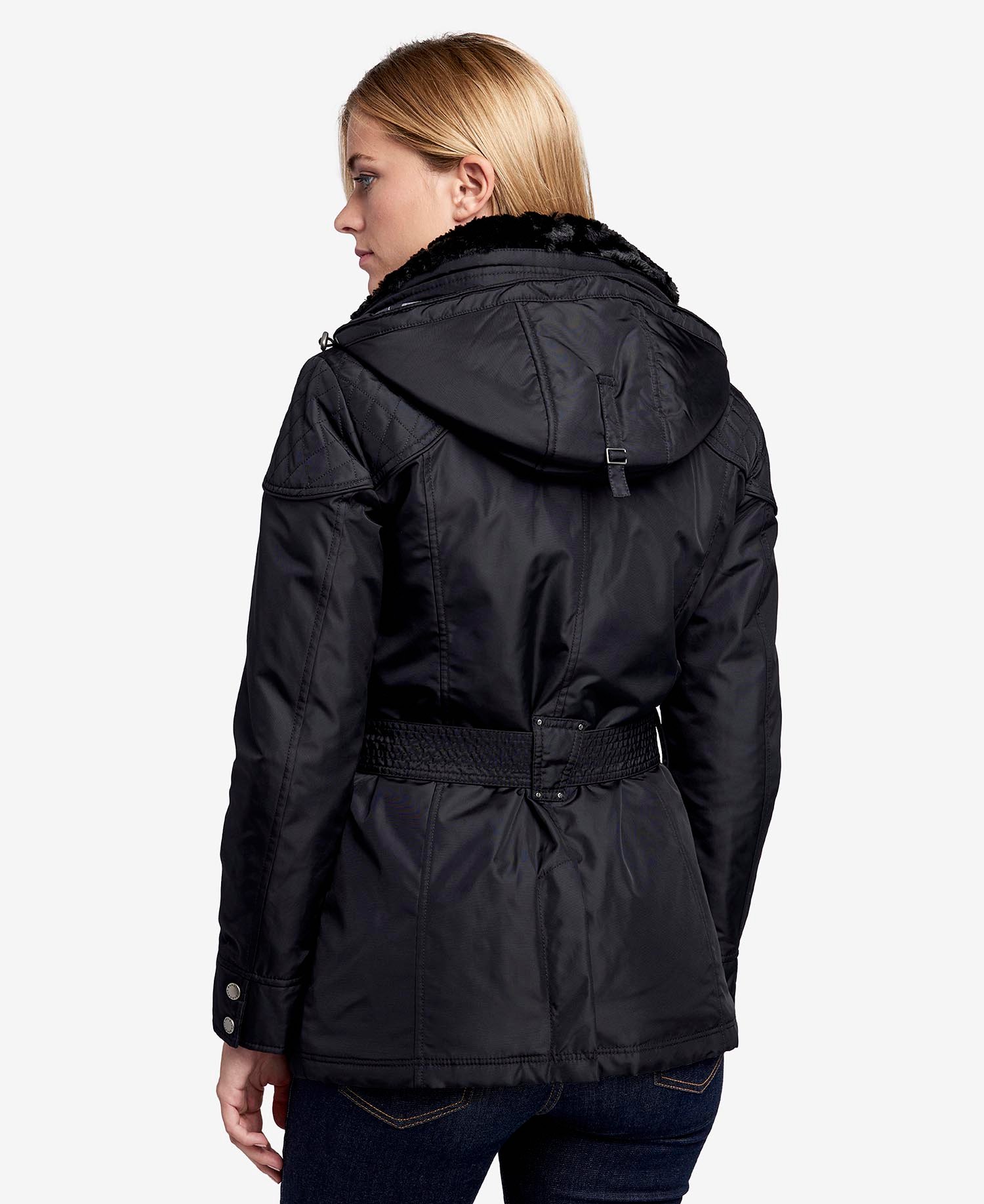 B.Intl Outlaw Jacket in Black Barbour