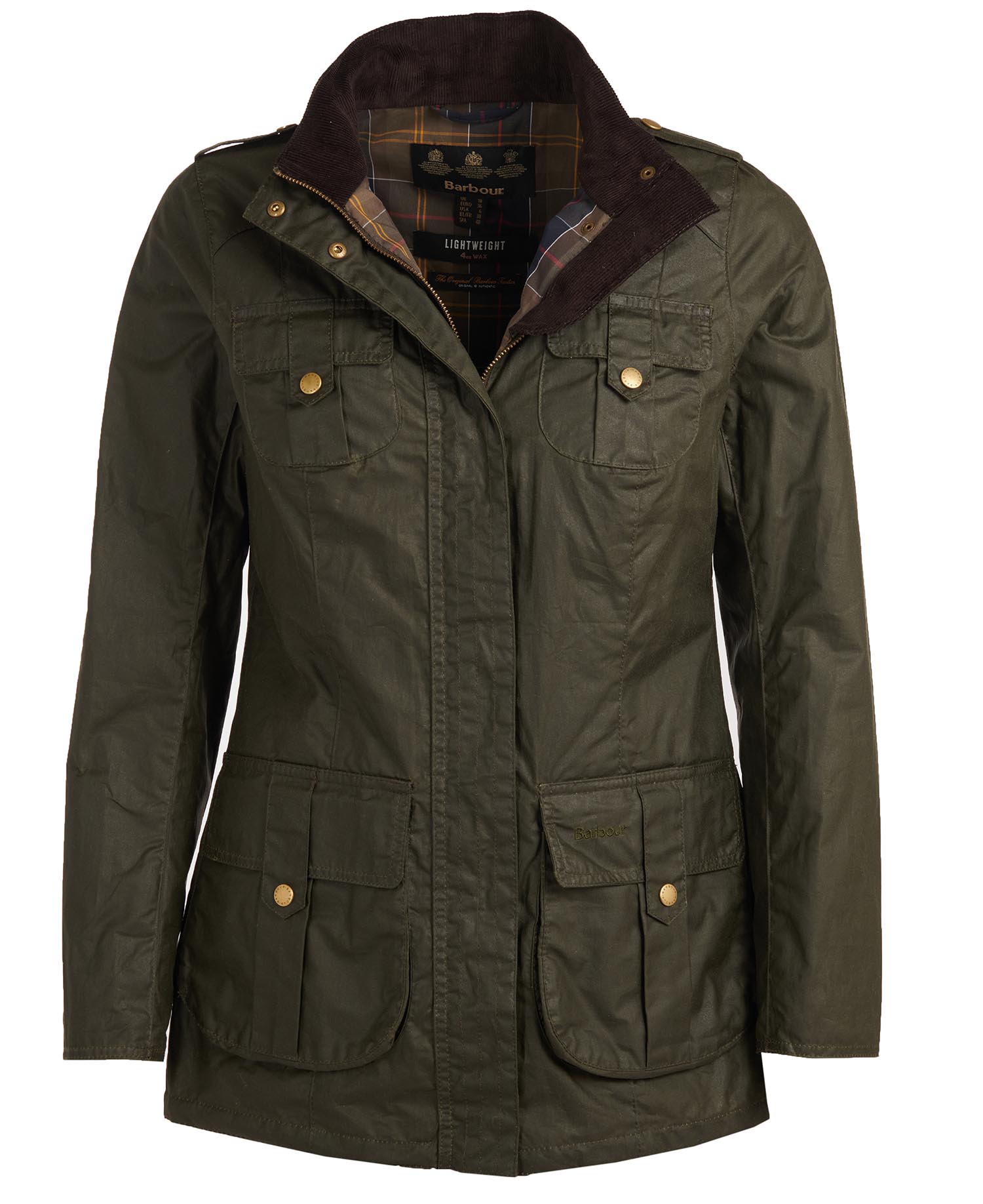 barbour lightweight wax jacket womens